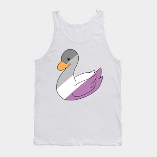 Pastel Asexual Duck Tank Top